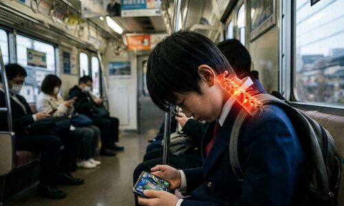 子供のスマホ首・ストレートネック（オーダーまくら）